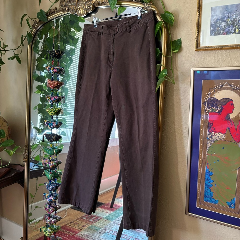 Vintage Woolrich Espresso Brown Trouser Pants Size 12